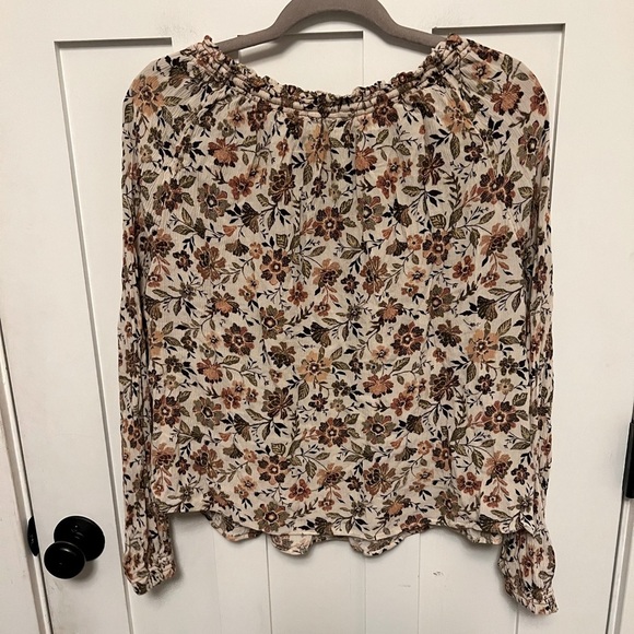 Faherty Emery Blouse Taos Floral Floral Relax Fit Romantic Women's XS - Picture 5 of 7
